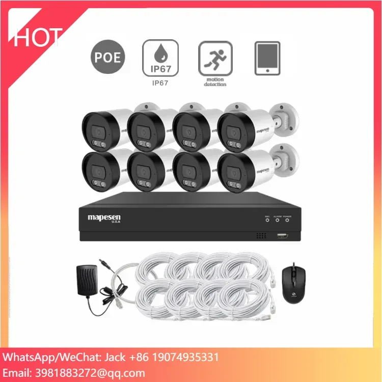 Home Security Video Recording Systems - Kit di Videosorveglianza NVR per Casa