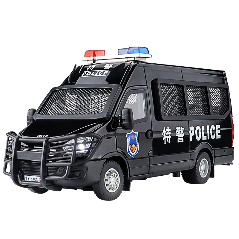 Home Security Police - Modellino Auto Giocattolo 1:24 in Lega