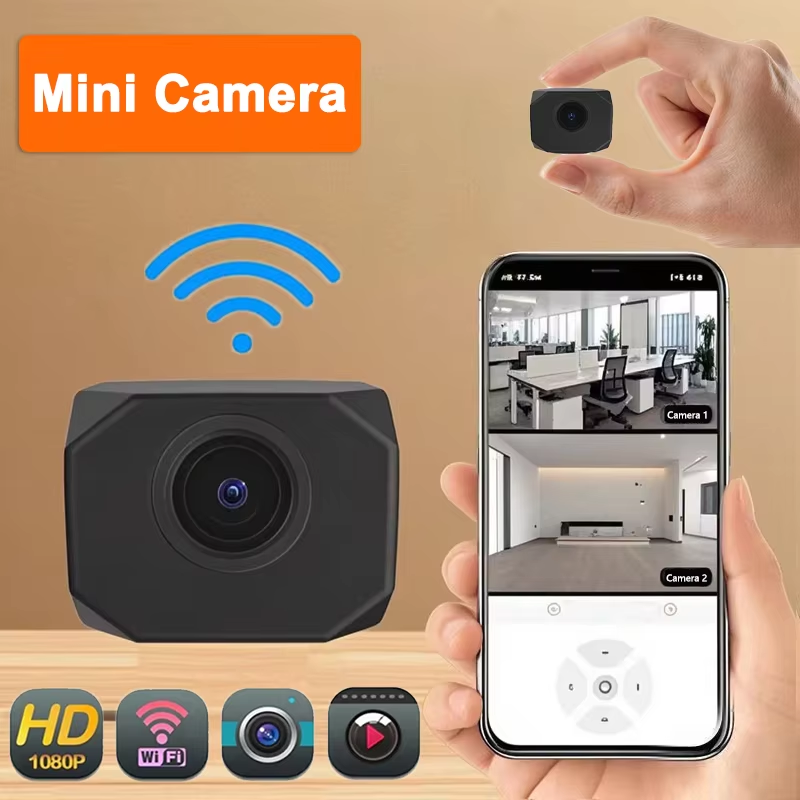 Home Security Camera - Telecamera di sicurezza WiFi 4K HD