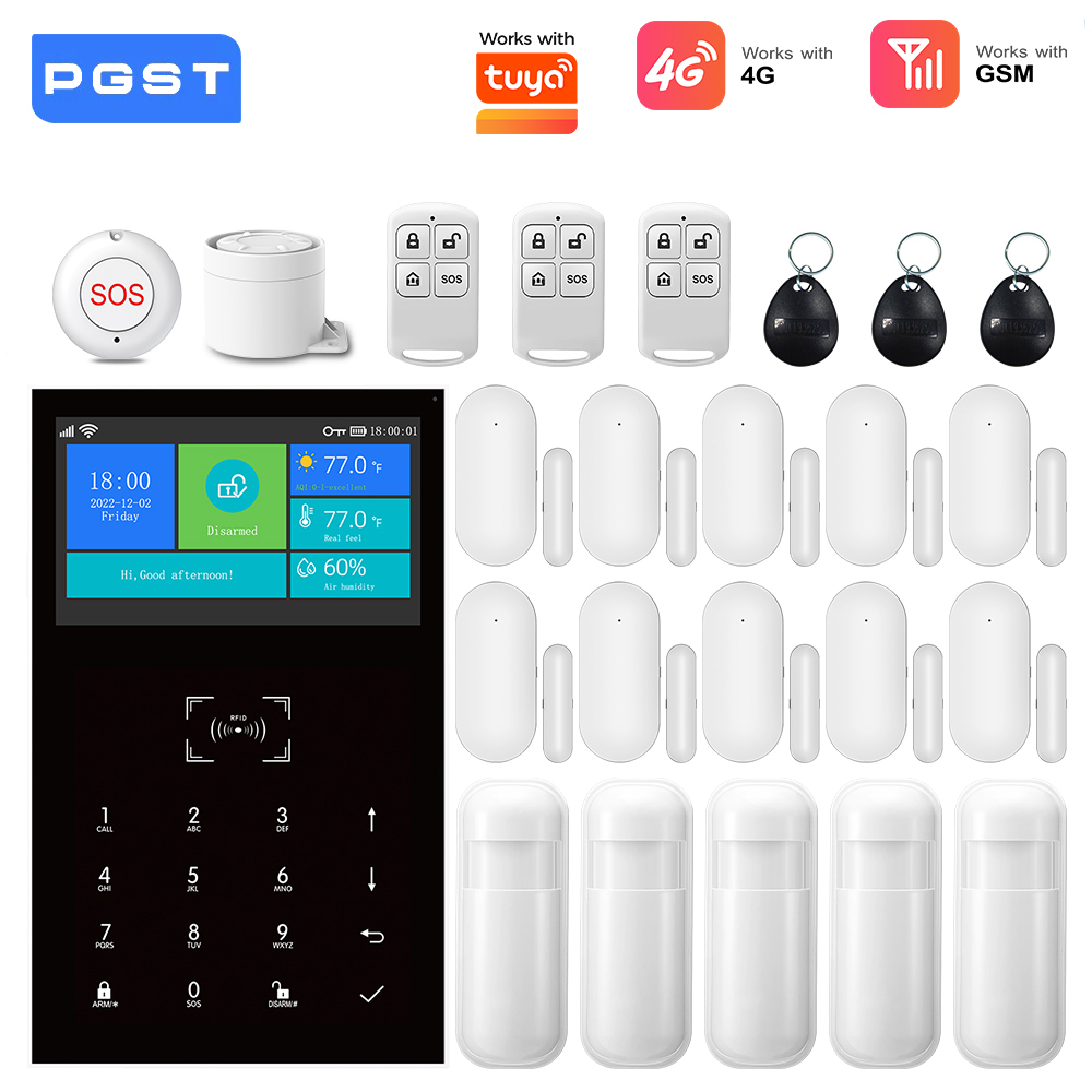 Home Security No Monthly Fee - Sistema di allarme domestico intelligente 2.4G