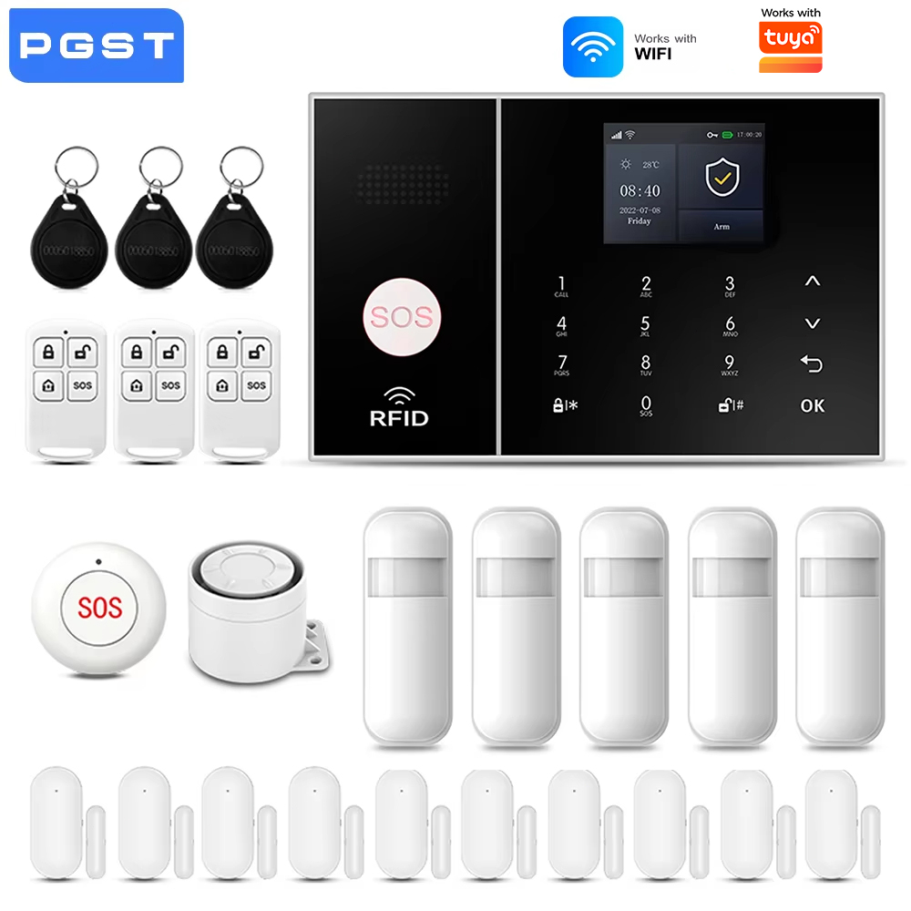 Home Security No Monthly Fee - Sistema di Allarme Wireless 2.4G WiFi,