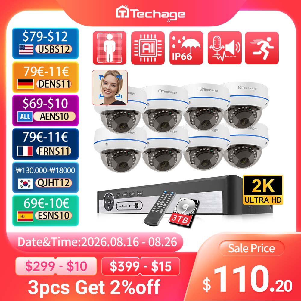 Home Security Video Recording Systems - Sistema di Telecamere di Sicurezza POE