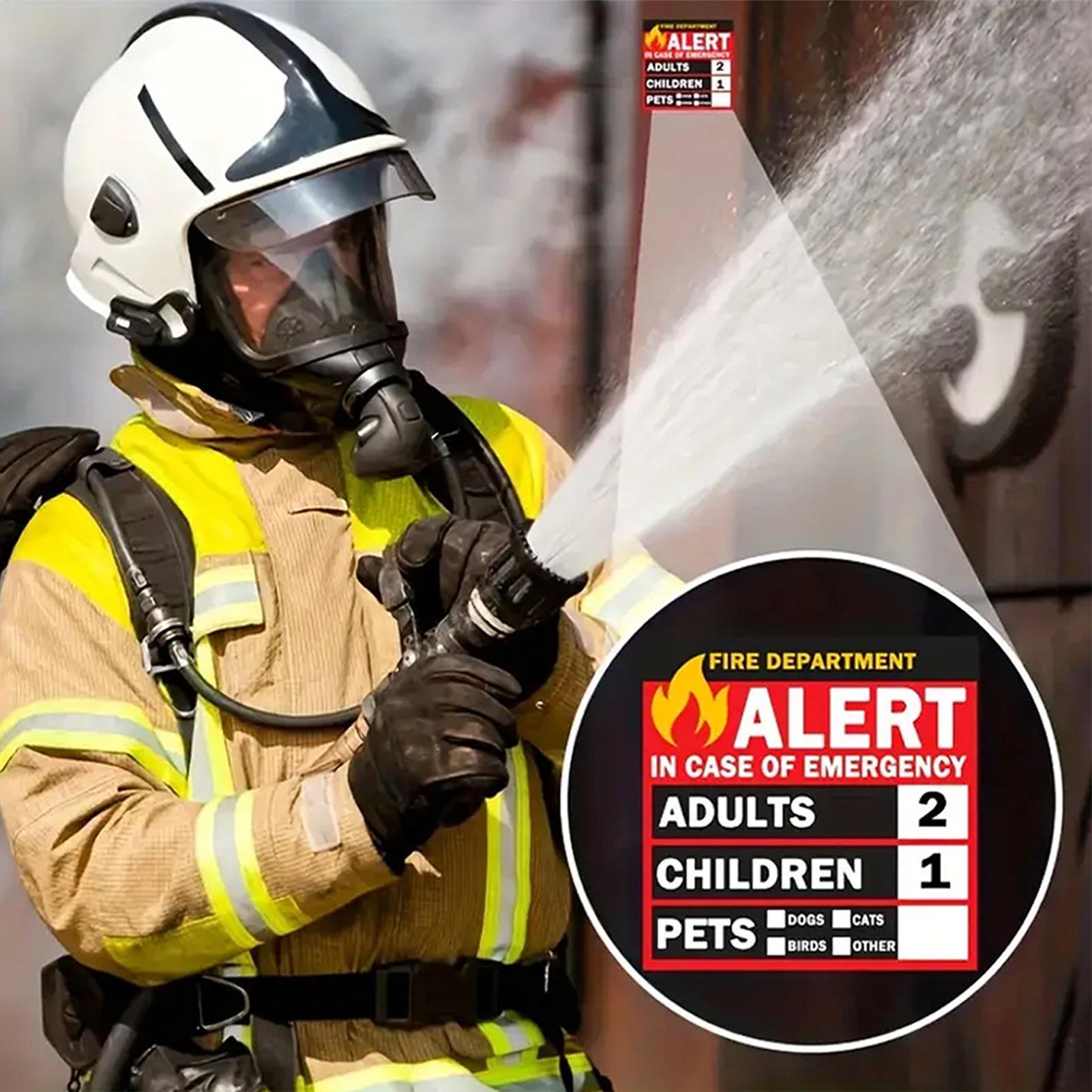 Home Security Department Us - Adesivo di Allerta Antincendio per Animali