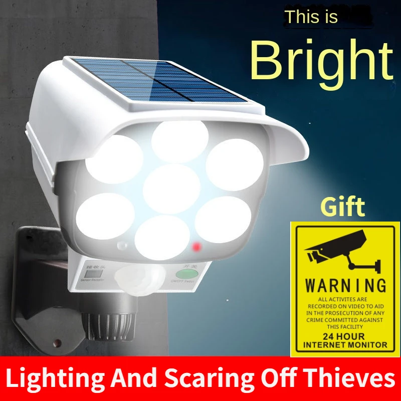 Home Security Camera - Luce solare esterna Sensore di movimento