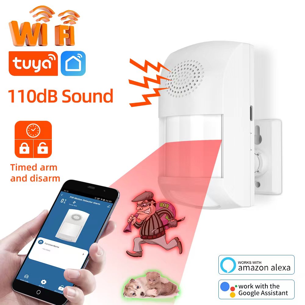 Home Security Technology - Tuya WiFi infrarossi PIR sensore di