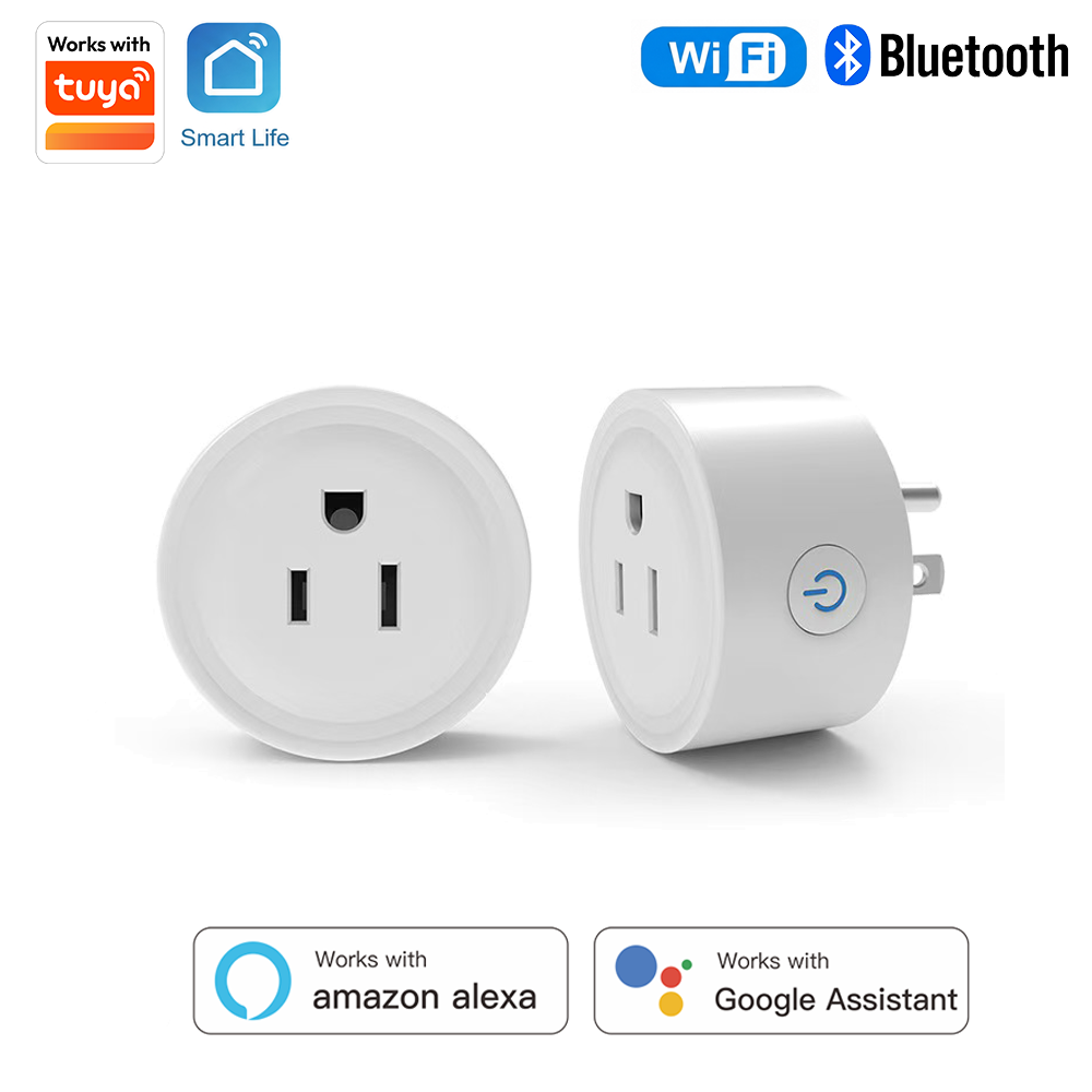 Home Security Technology - Presa Intelligente Rotonda Tuya US-Spec 10A