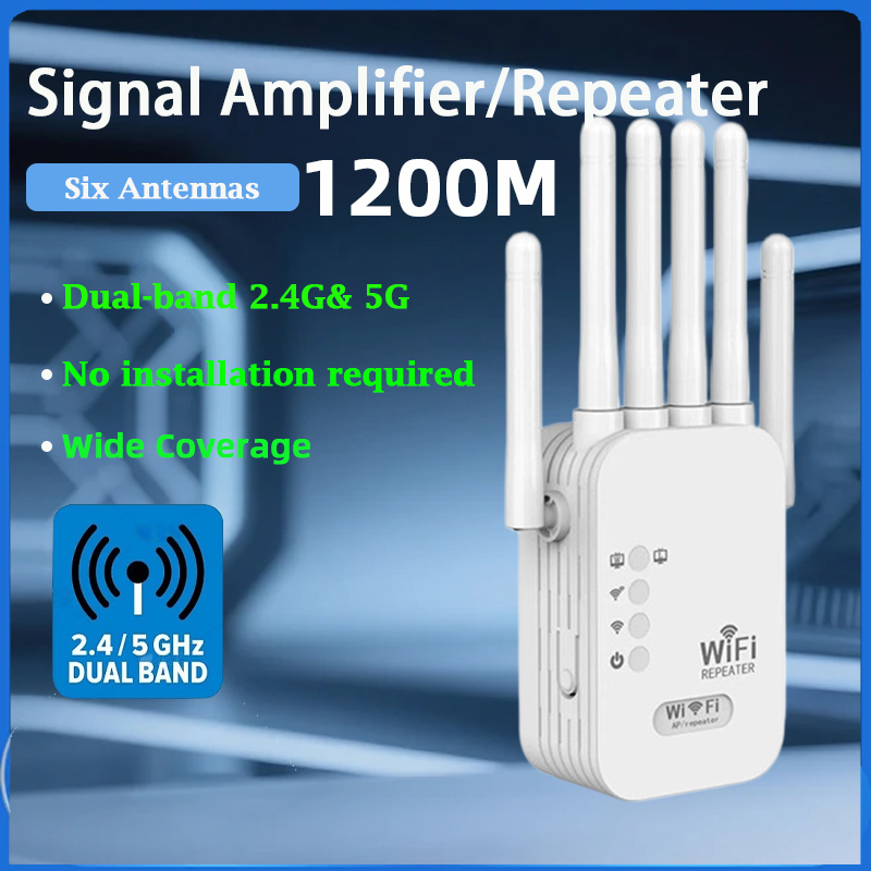 Home Security Wireless - KATORD Ripetitore WiFi Wireless 1200Mbps 2.4G&5G,