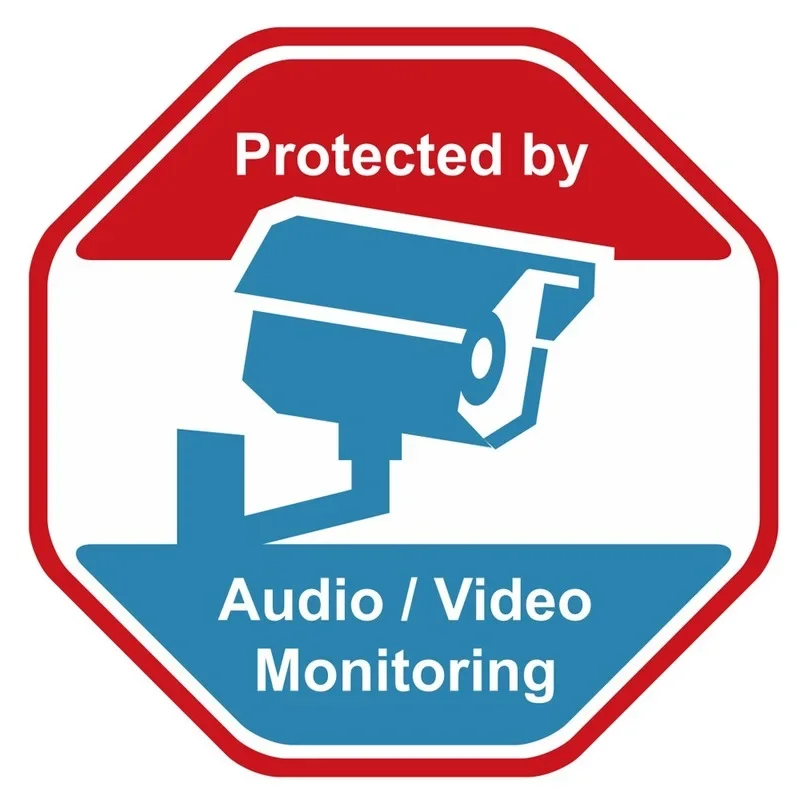 Home Security Camera - Cartellino di avvertimento per telecamera di