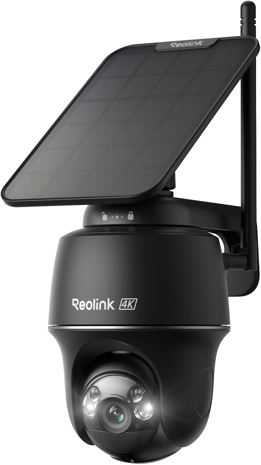 Home Security No Monthly Fee - Telecamera di Sicurezza Solare Wireless 4K