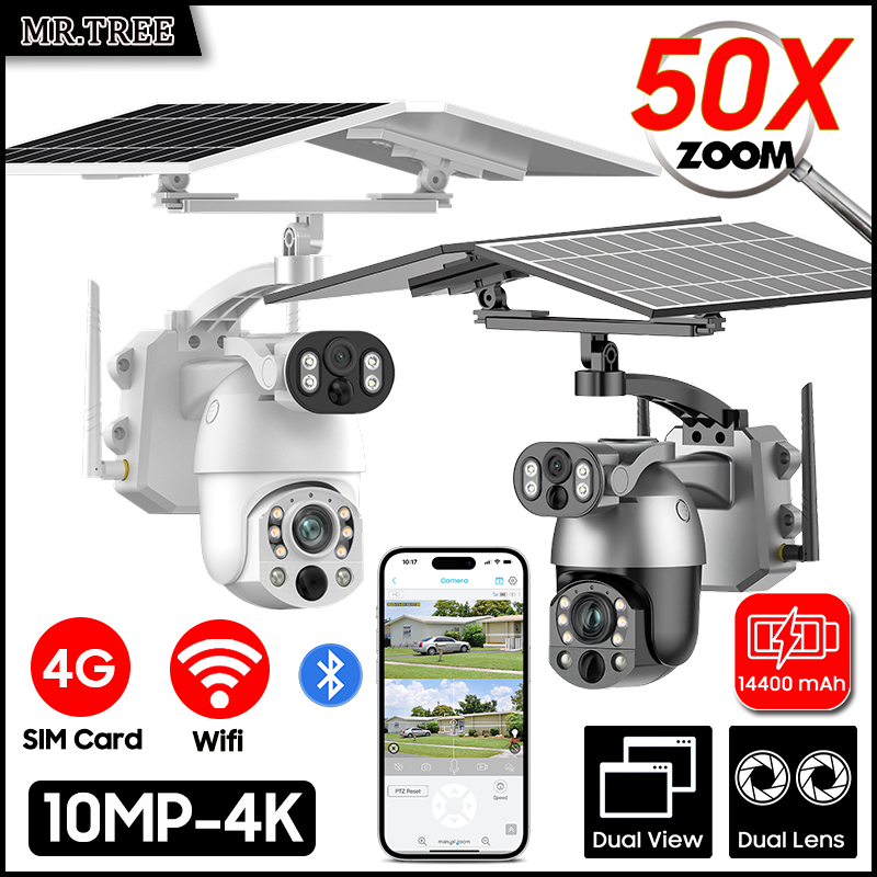 Home Security And Monitoring - 4K 50X Zoom ottico Doppia lente