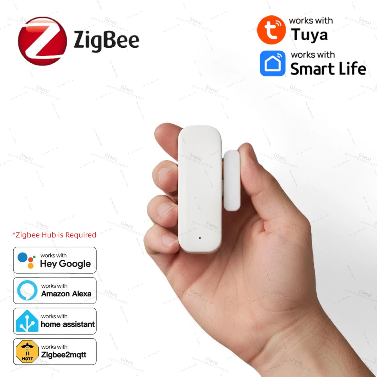 Home Security Gate - Tuya Zigbee Sensore per porte e