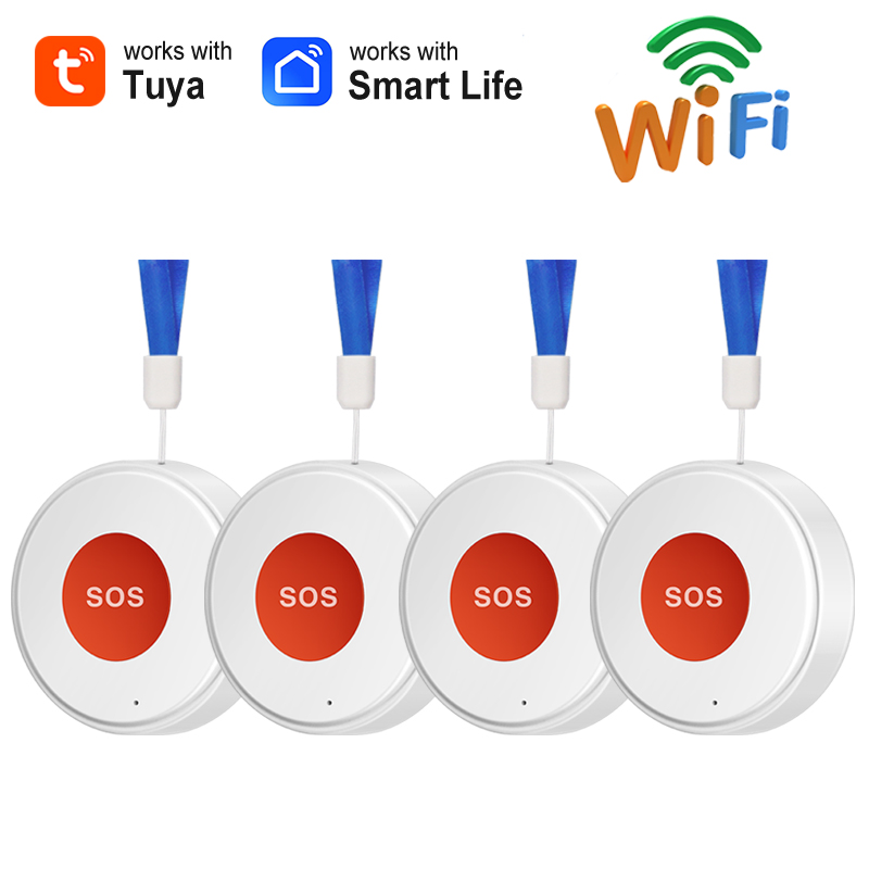Home Security Technology - Smart Life APP WiFi SOS Pulsante