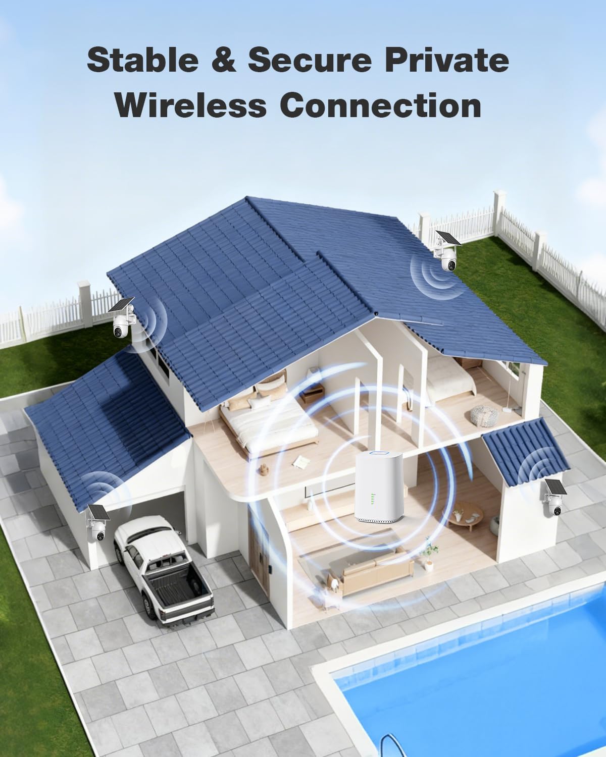 Telecamera di sicurezza wirele - Home Security No Monthly Fee recensione e prezzo