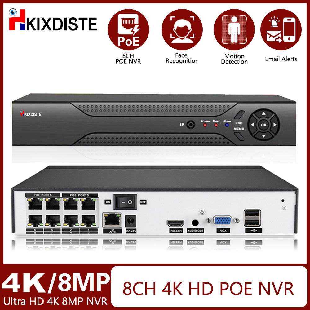Videoregistratore NVR PoE 8CH  - Home Security Video Recording Systems recensione e prezzo