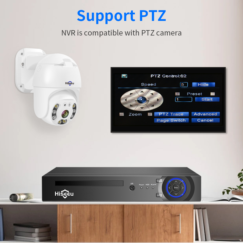 Hiseeu 4CH 10CH 16CH 4K 8MP 5M - Home Security Camera recensione e prezzo