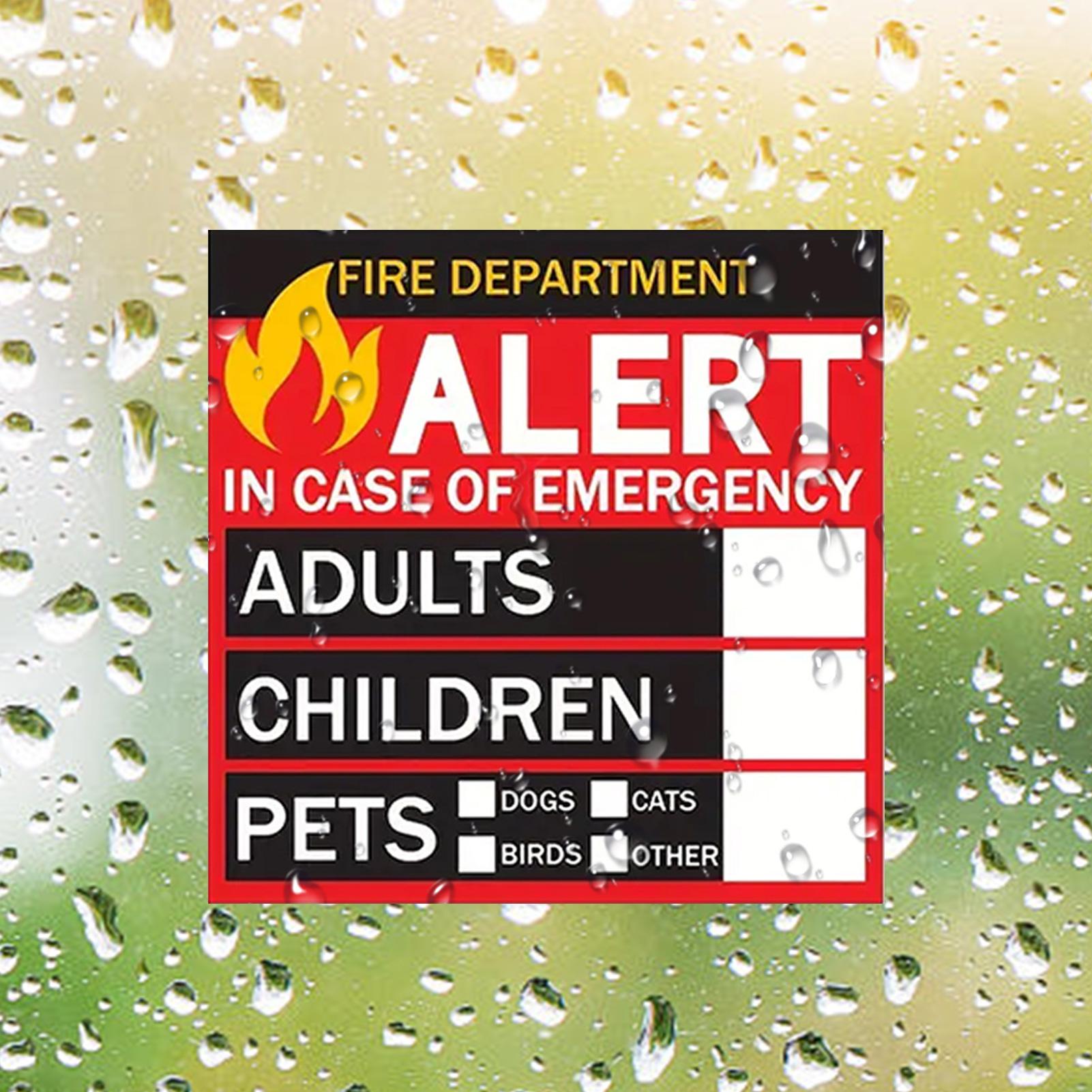 Adesivo di Allerta Antincendio - Home Security Department Us recensione e prezzo