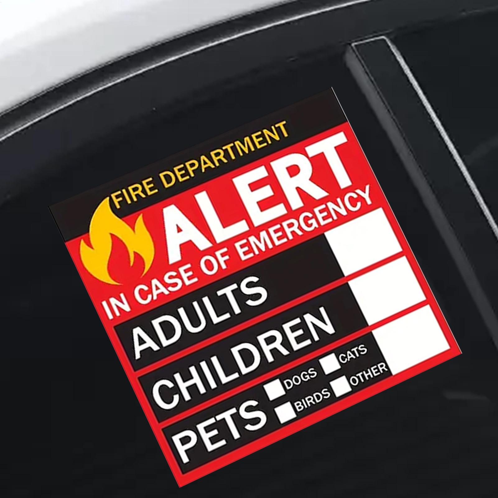 Adesivo di Allerta Antincendio - Home Security Department Us recensione e prezzo
