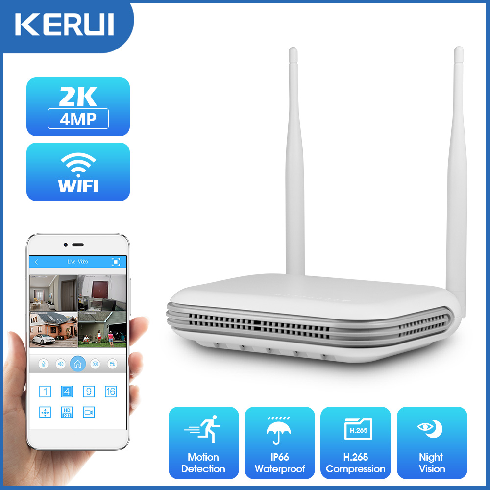 KERUI 2K 3K 4MP 8CH NVR WIFI O - Home Security And Monitoring recensione e prezzo