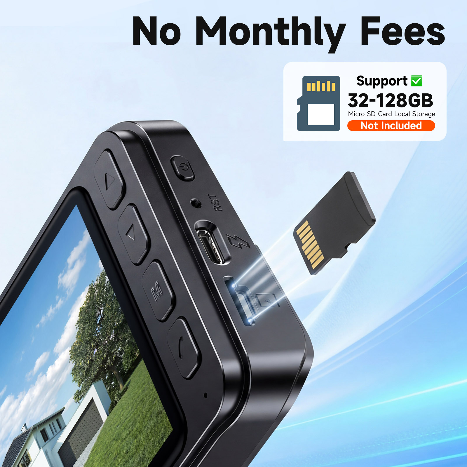 Videocitofono con Telecamera H - Home Security No Monthly Fee recensione e prezzo