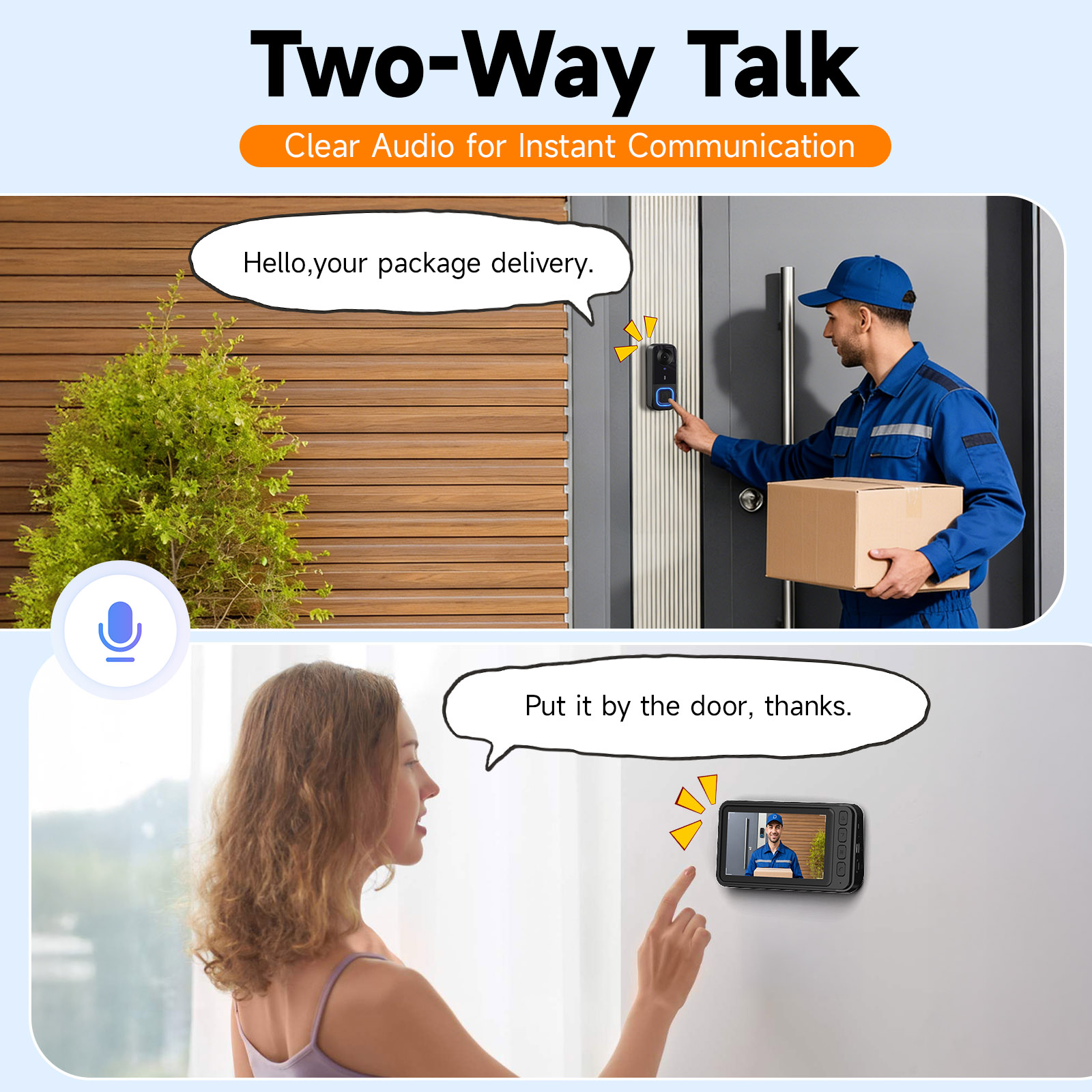 Videocitofono con Telecamera H - Home Security No Monthly Fee recensione e prezzo
