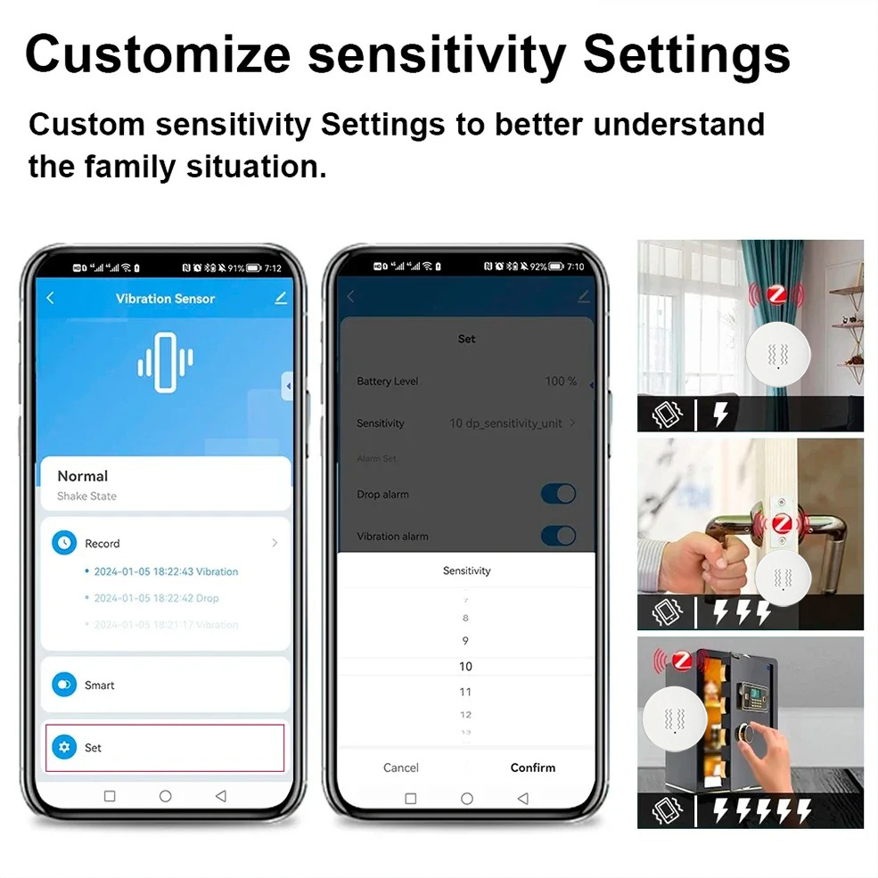 Sensore di Vibrazione e Inclin - Home Security And Monitoring recensione e prezzo