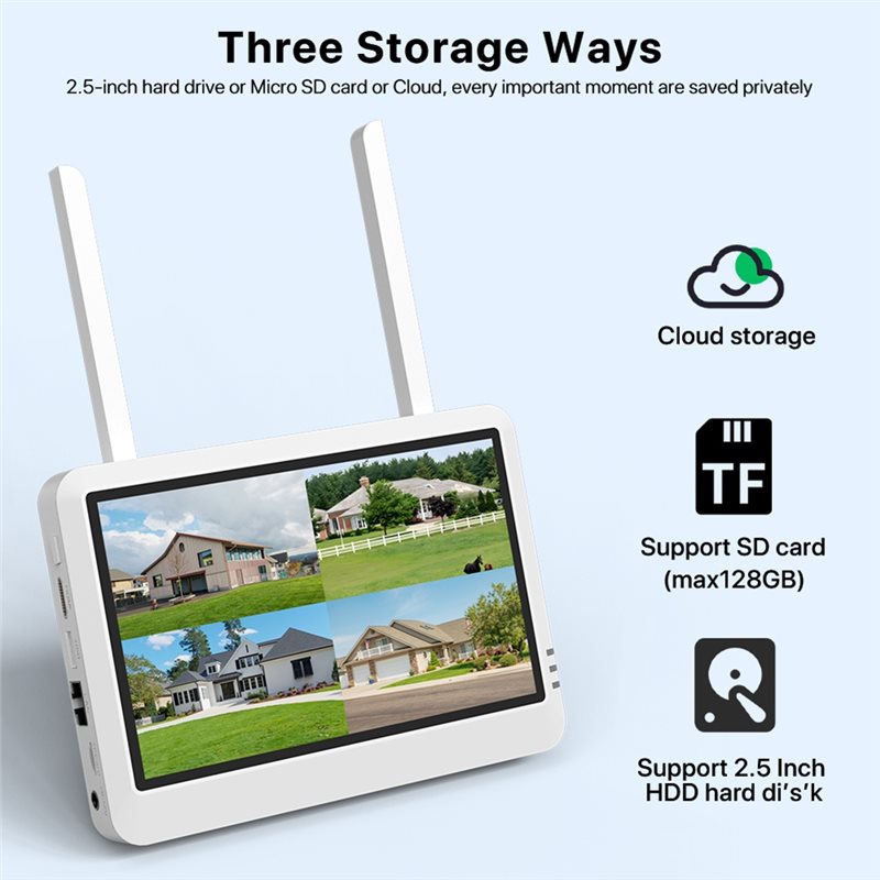 Monitor LCD Wireless B44C da 7 - Home Security Video Recording Systems recensione e prezzo