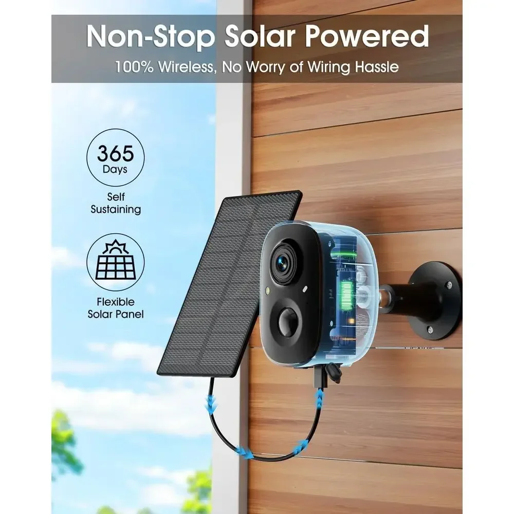Telecamere di sicurezza solari - Home Security No Monthly Fee recensione e prezzo