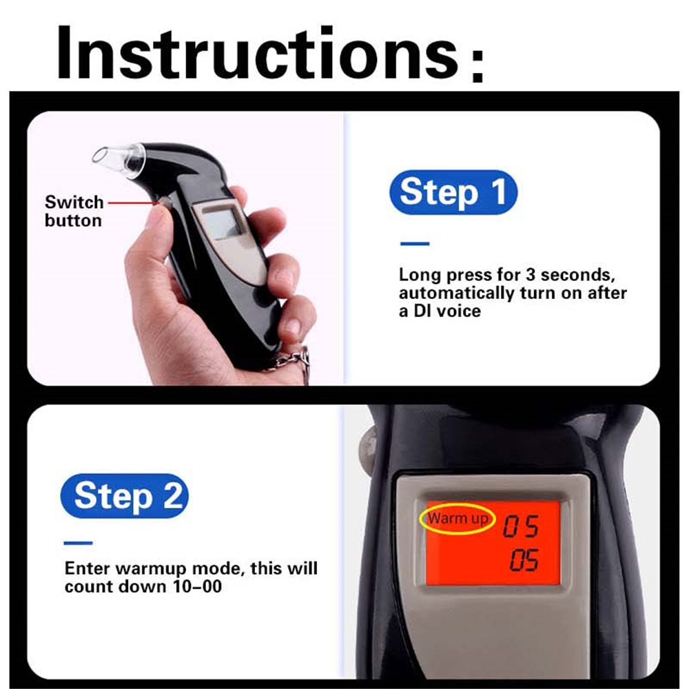Etilometro Portatile Digitale, - Home Security Police recensione e prezzo