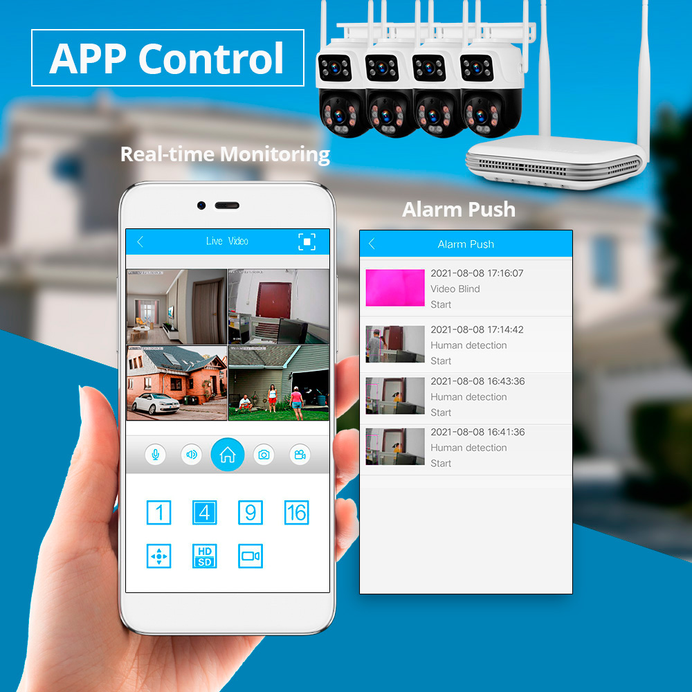 KERUI 2K 4MP Esterna Full HD d - Home Security And Monitoring recensione e prezzo